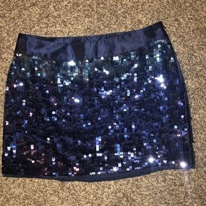 EXPRESS Ombré sequins skirt